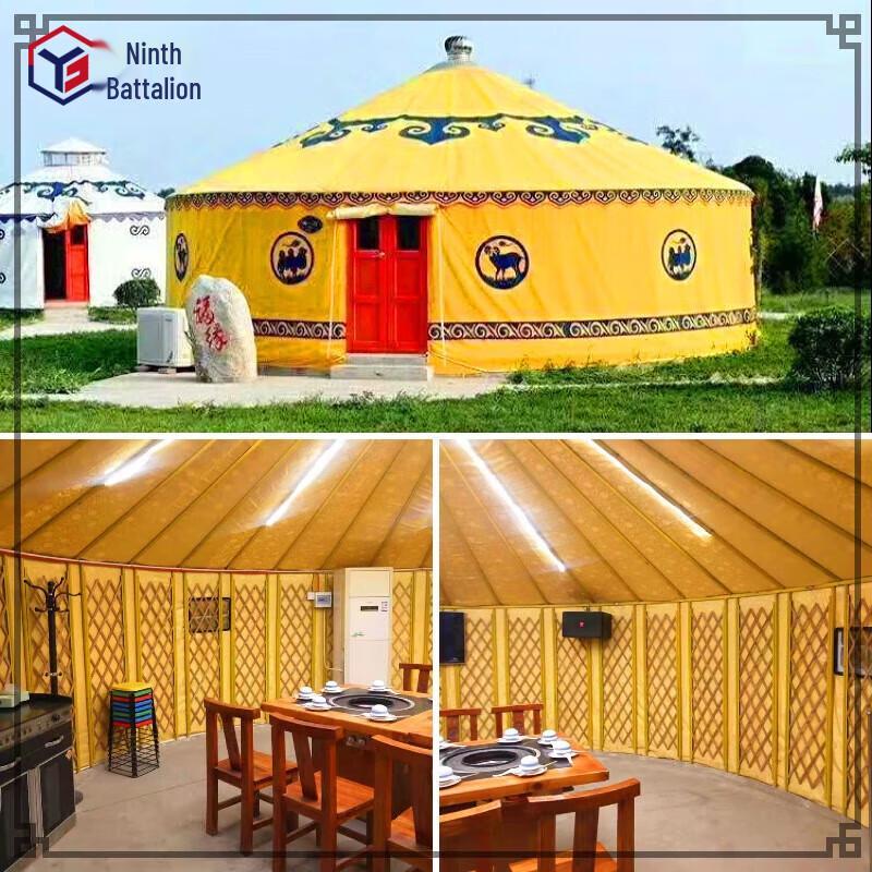 Jiuying Outdoor Portable Thickened Mongolian Yurt Tent