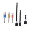 14in Hex Shank Bit Adapter Magnetic Extension Chuck Screwdriver Socket Bit Holder Kit