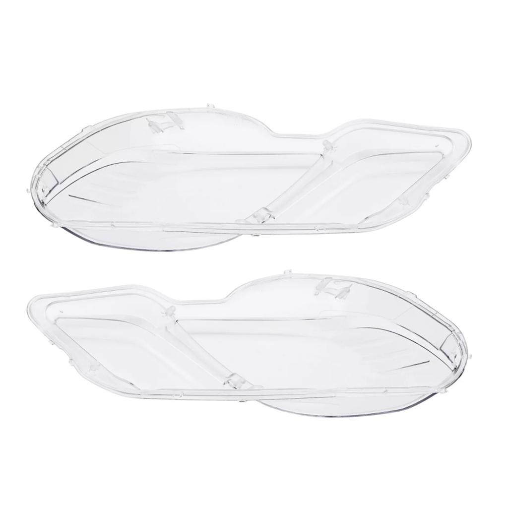 2PCS Front Headlight Glass Clear Cover For Mercedes Benz E-Class W212 2009-2014