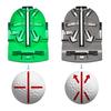 Golf Ball Line Drawing Tool Clip Triple Line Drawing Stencil Ball Liner Marker Template Portable