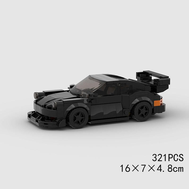 City MOC Car Speed Technical Vehicles Pickup Super Racers Rally Sports Racing Bricks Model Building Blocks Toy Christmas Gift