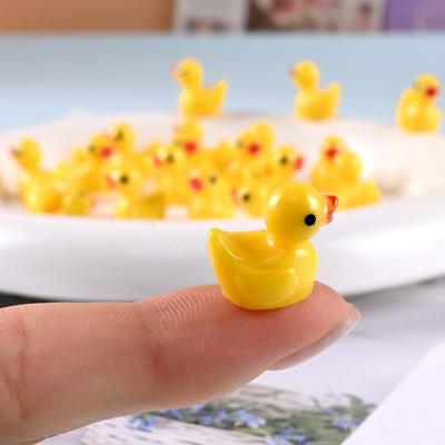 Смоляные Ювелирные Изделия Кулоны Украшения Заколка для Волос Ободок для Волос Маленькая Желтая Утка Браслет Ручной Работы Кулон