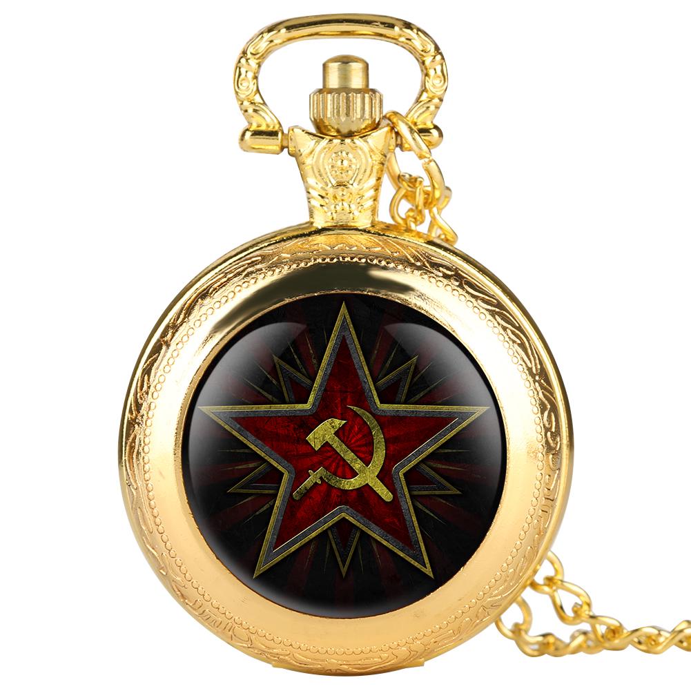 Мужские кварцевые часы на цепочке