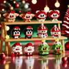 New Christmas Series Q Edition Building Blocks Puzzle Assembling Small Particle Building Blocks Student Doll Model Gift