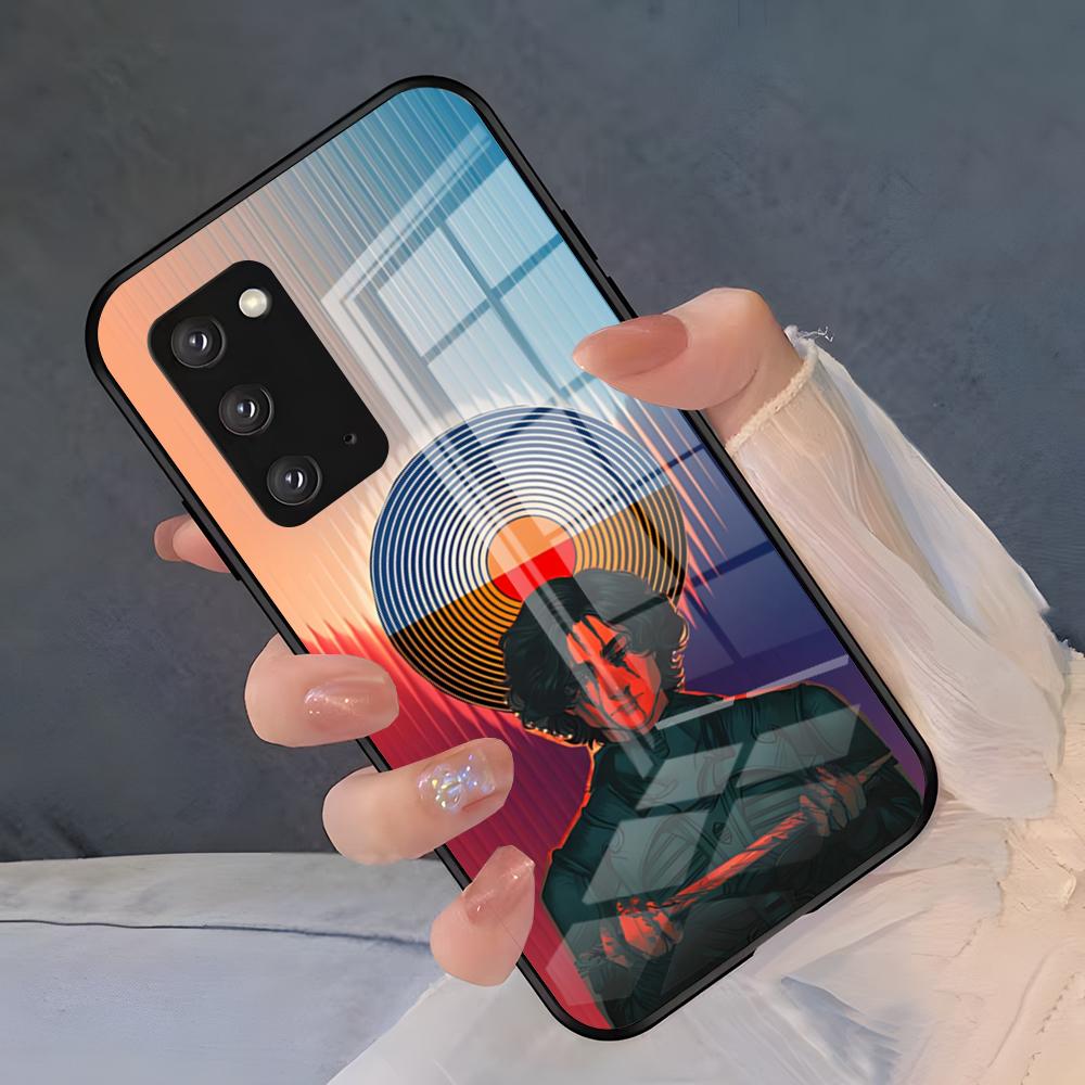Чехол для телефона 'Дюна' для Samsung S26 S25 Plus S20 S20 Plus S22 Ultra S23 FE S21 Plus S21 Ultra Стеклянная крышка