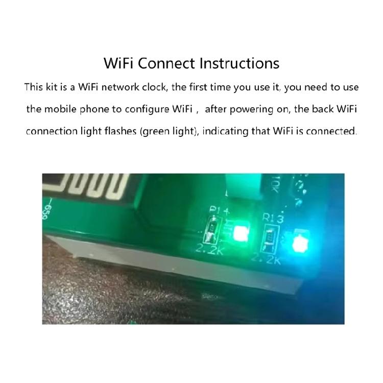 Программируемые 8-разрядные цифровые часы, набор для пайки с модулем ESP8266, набор часов с цифровыми лампами для дома и офиса