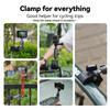 TELESIN GPHBM001 Велосипедный руль Super Clamp Mount из алюминиевого сплава, двойная вращающаяся на 360 градусов шаровая головка