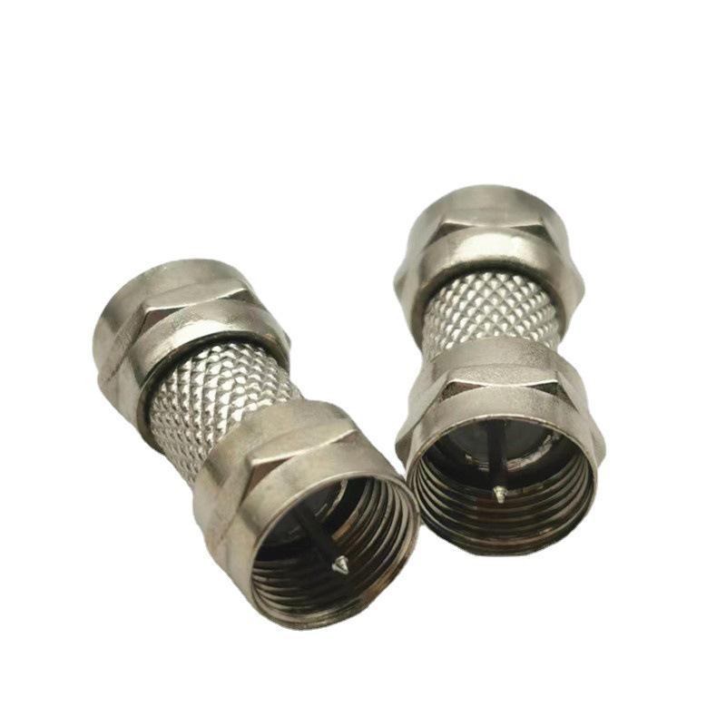 Британский переходник-адаптер с разъемом F-типа "папа-папа" для цифровых приставок