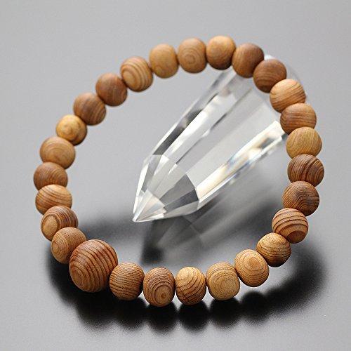 nenju dot com Prayer Beads Bracelet 7 X 8 Mm Yakusugi Prayer World Heritage Site Yakushima Yakusugi Natural Wood Wooden Amulet Brown <Stock Clearance>