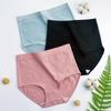 3 Pcs / Lot ! Cotton Underwewar Women High Waist Panties Comfortable Solid Color Underpants Plus Size M-3XL