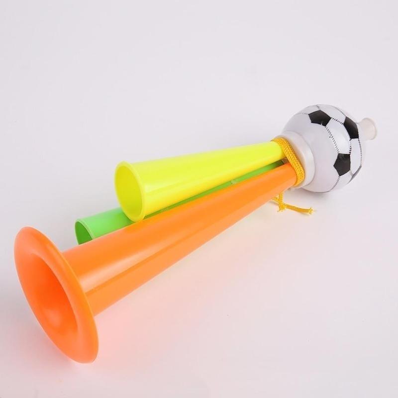 Sprots Концерты Кубка мира Игрушка-труба Пластиковые футбольные болельщики Поднимите настроение Рожок