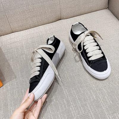 Мода 2025 Новые парусиновые туфли Женские вулканизированные туфли Студенческие однотонные кроссовки Женские балетки Повседневные дышащие для ходьбы Путешествия Теннис