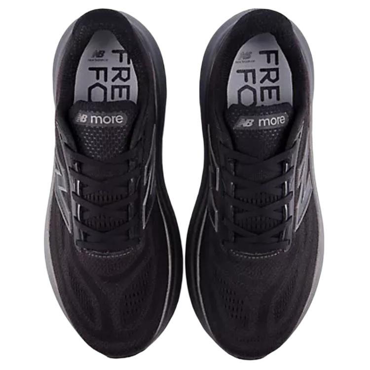 Men's Sneakers New Balance Fresh Foam More v6 Black Castlerock Black Metallic Black/Castlerock/Black Metallic