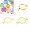 3Pcs 3 Shapes Wax Seal Stamp Rings Gold Wax Seal Stamp Mold Metal Wax Seal Molds  Invitations