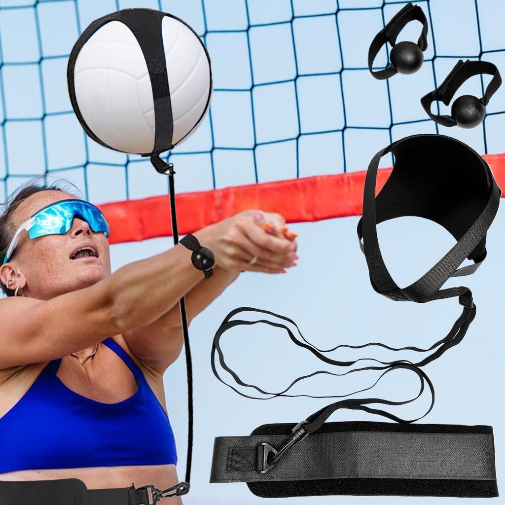 Volley Ball Practice Equipment Pro Passing Trainer Volleyball Training Stretch Band Set for Spiking Passing Serving Skill