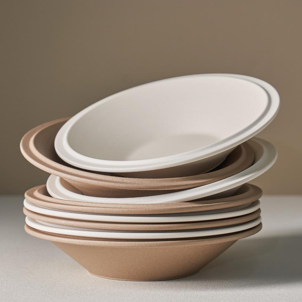 LASSIETTE DILLO Art Objet Салатница Посуда Коричневый/Белый