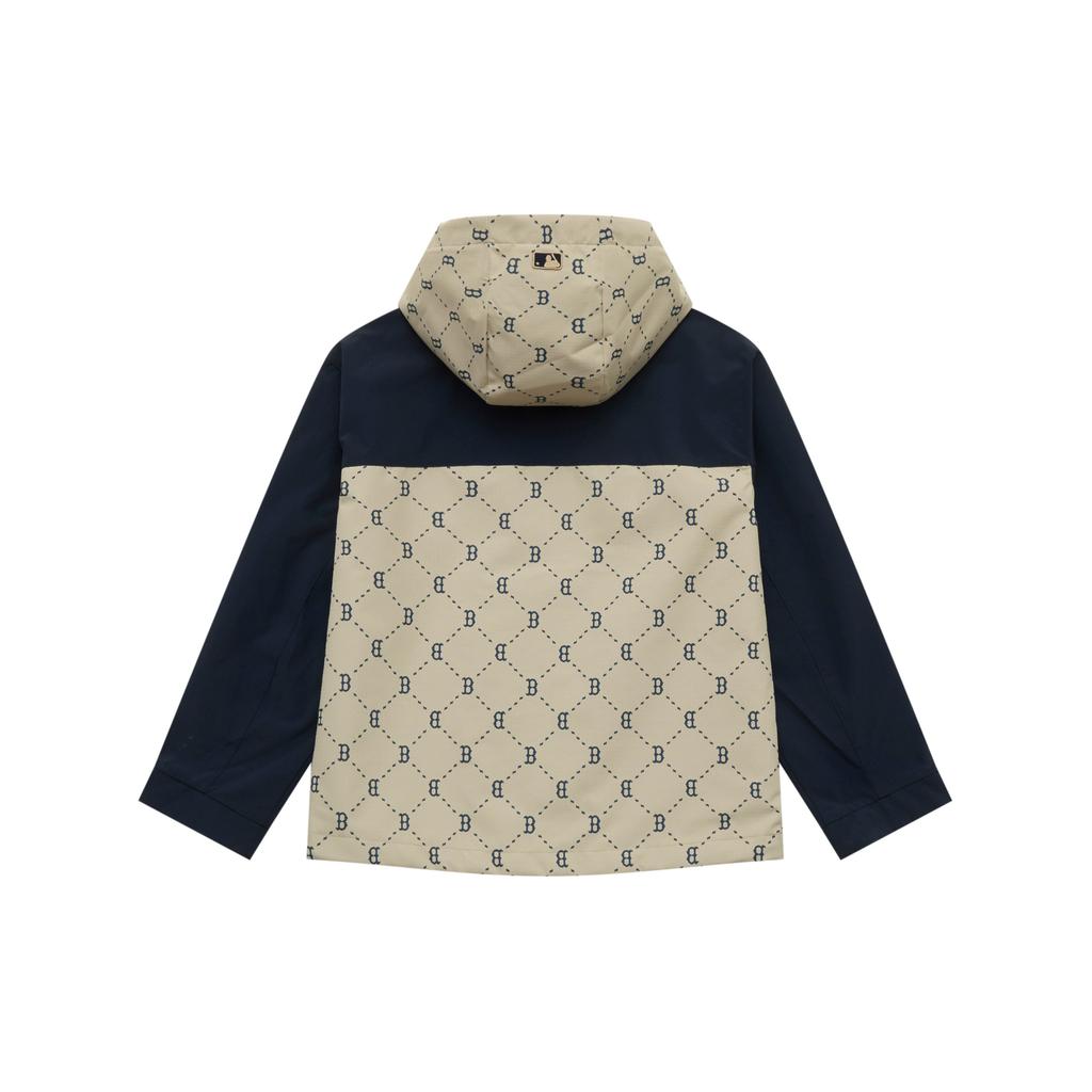 Новая коллекция MLB MONOGRAM Куртка Boston Red Sox 25FW Унисекс Стандартная Песочная 3AWJM0154-43SAS