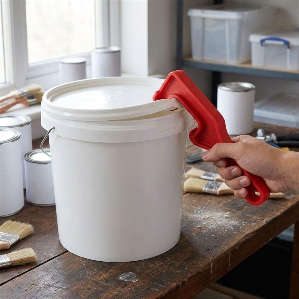6pcs Effortless Opening Plastic Bucket Opener PVC Paint Can Opener Universal Bung Wrench Garage