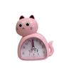 Cute Kitten Creative Multifunctional Student Alarm Clock Silent Bedside Cartoon Gift Alarm Clock