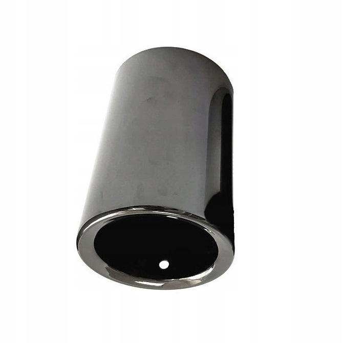 BMW EXHAUST MUFFLER TIP BLACK CHROME 76