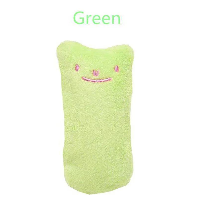 1 Pcs Environmentally Friendly Cotton Catnip Plush Toy Durable Interactive Thumb Toy Pet Box Toy Bite-resistant Pet Accessories