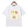 Chiikawa Simple Cartoon Character Graphic TShirt Unisex Couple Casual Summer ShortSleeve Oversized Streetwear Daily Top