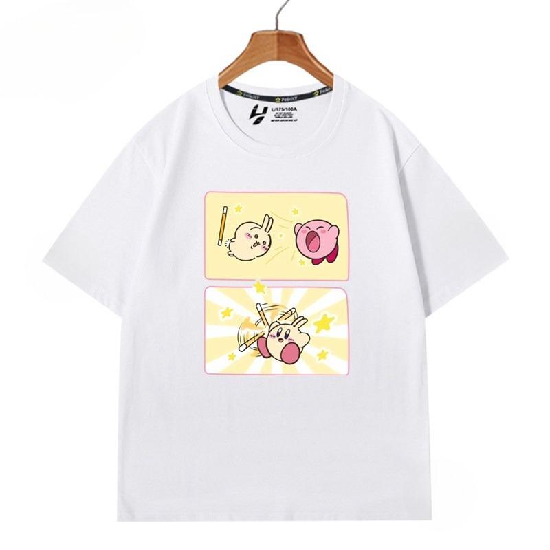 Chiikawa Simple Cartoon Character Graphic TShirt Unisex Couple Casual Summer ShortSleeve Oversized Streetwear Daily Top
