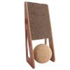 Cat Scratcher Stable Structure Protecting Furniture Large Cat Scratching Pad with Ball Toy for