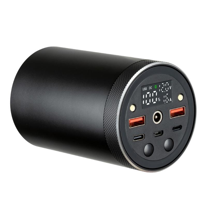 Беспаечный DIY корпус для Powerbank на 7 шт. 21700, Алюминиевый корпус с портами USB-A, USB-C и экраном