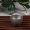 1/4Pcs Pure Titanium Double-Layer Small Tea Cup Outdoor Portable Traveling Picnic Cookware Single-Person Tea Cup Hiking Tea Cups