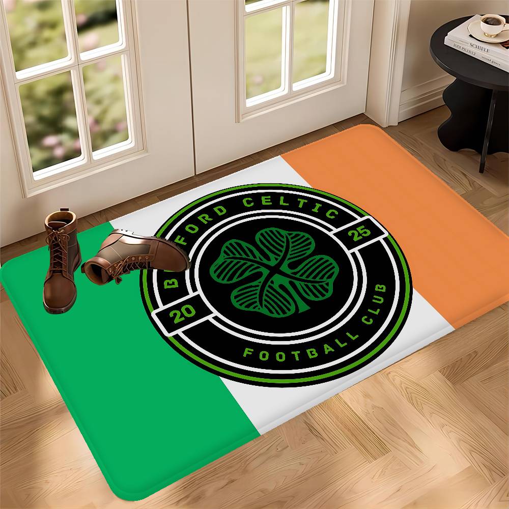 Коврик для входной двери C-Celtic Fc, скандинавский стиль, для спальни, гостиной, домашний, балконный, противоскользящий, современный декор для дома