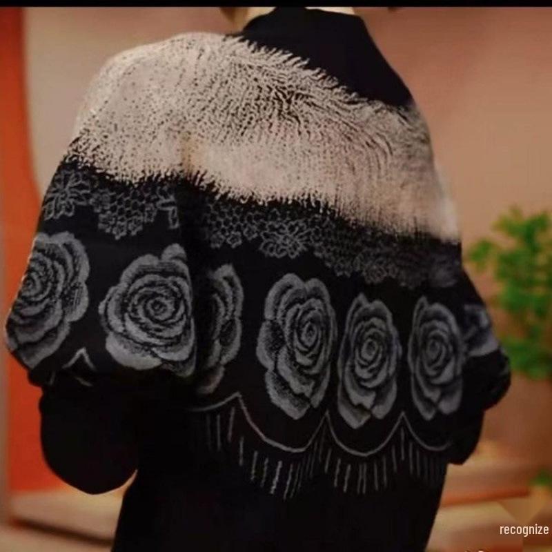 Осенне-зимняя вязаная бархатная свободная рубашка против скатывания - Мода для омоложения для женщин и мам