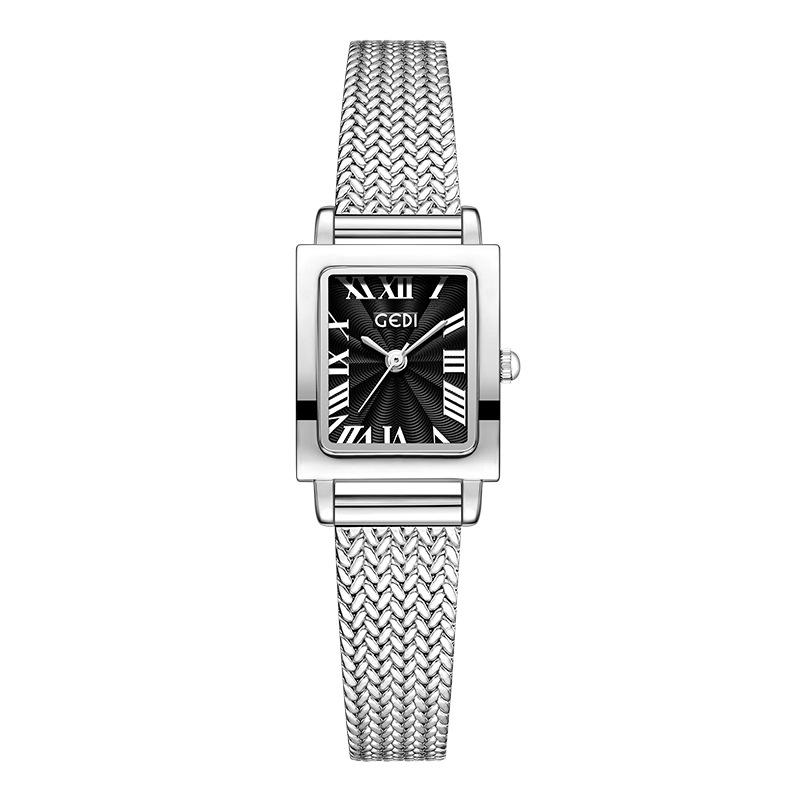 High-Value Wheat Ear Small Gold Watch Women'S Small And Exquisite Small Square Watch Niche High-End Women'S Quartz Watch