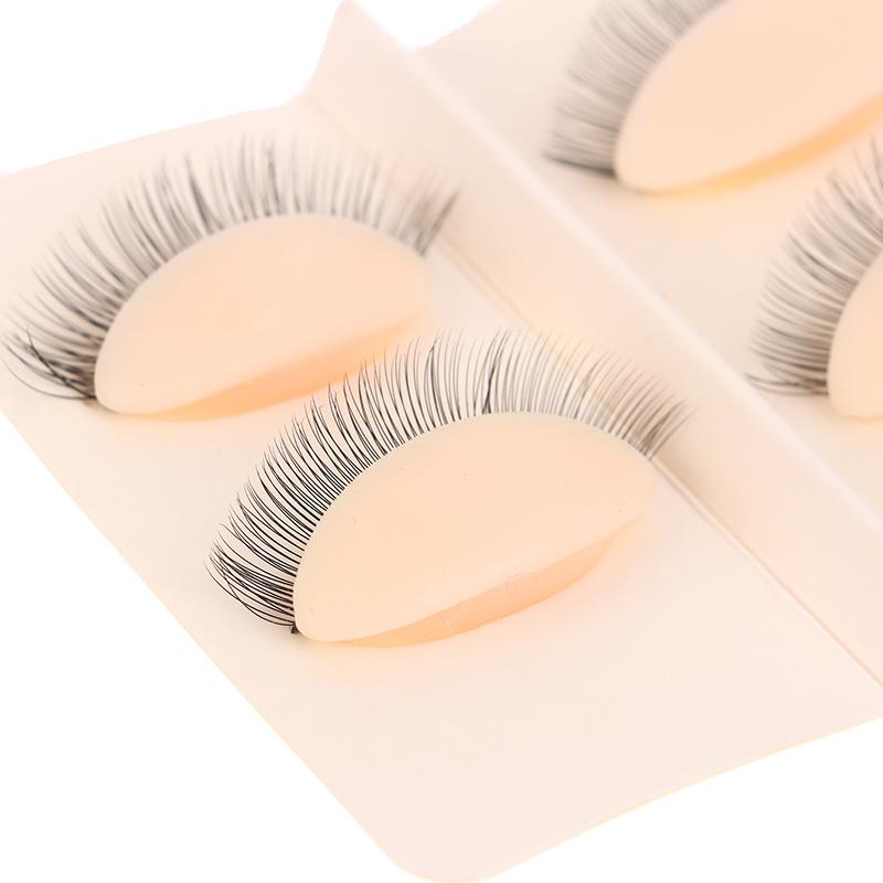 Тренировочная голова манекена, накладные ресницы, тренировочная голова, сменная модель, силиконовые съемные веки, инструменты для макияжа