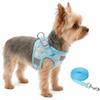 Breathable Pet Vest Style Harness Adjustable Pet Chest Strap Dog Harness Leash Set  Chihuahua