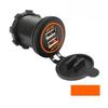 12V-24V Dual USB Charger Socket 5V 3.1A Car Charger with Panel Waterproof Power Adapter Socket Outlet for Car Marine Motorcycle