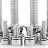 304 Stainless Steel Hex Socket Cap Screw with Flat & Spring Washer, M6/M8