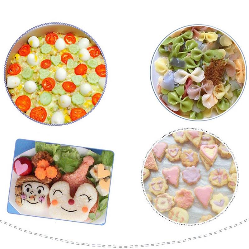 1Pc Vegetables Cutter Plastic Handle Stainless Fruit Cutting Die Kitchen Gadgets