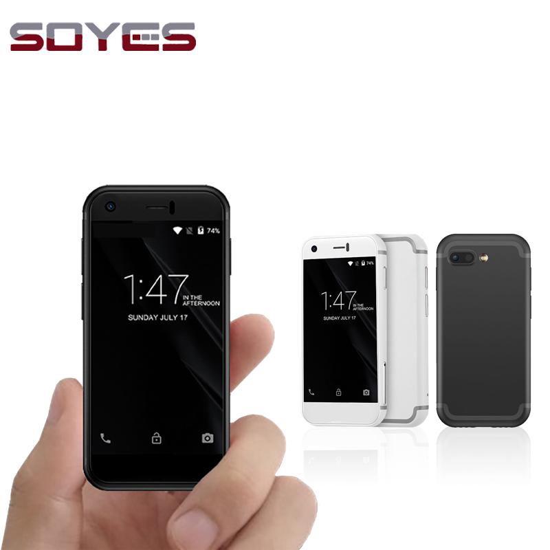 Soyes 7S Маленький смартфон 2,5 дюйма Android 9.0 MTK6580 RAM 2 ГБ ROM 16 ГБ Две SIM-карты 5-мегапиксельная камера 600 мАч Аккумулятор 3G мобильный телефон