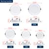 Led Downlight Recessed Round Ceiling Lamps DC 12V 24V AC110V 220V 5W 9W 12W 15W 18W Spotlight For Home Decor Living Room