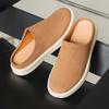 Fashion 2025 New Men's Casual Shoes for Man Autumn Man Sandals Slippers Fashion Lightweight Outdoor Men Suede Mules Cork Insole Sandals