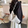 Large Capacity Cloth Women's Bag Autumn Women's Portable Tote Bag Trendy Urban Simple Commuter Shoulder Bag Simple and Versatile