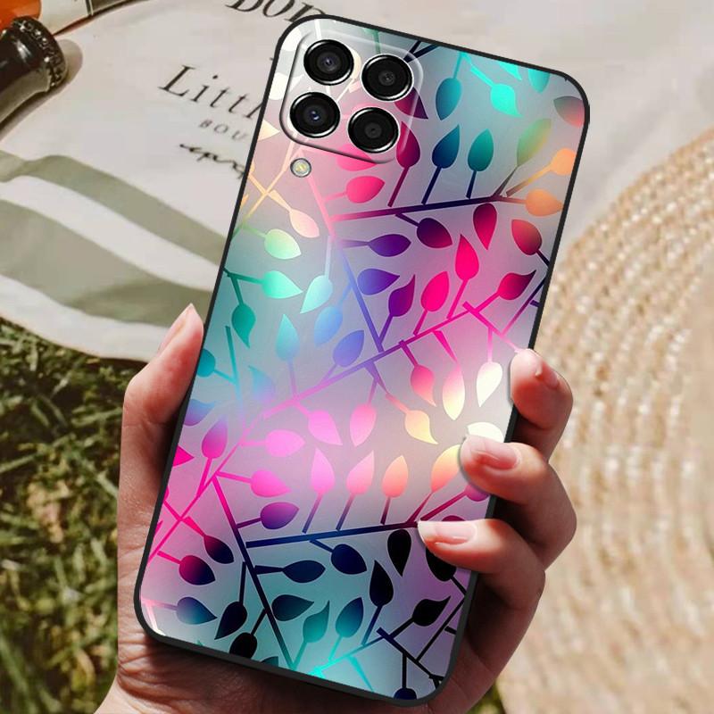 Чехол для Samsung Galaxy M33 M53 2022 Модный Силиконовый Защитный Мягкий ТПУ Задняя Крышка для Samsung M53 5G Чехол для Телефона Черный Бампер