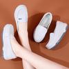 Women's Summer Non-Slip Nurse Shoes: Comfortable, Breathable, Soft & Flat-Soled Genuine Leather Medical Footwear