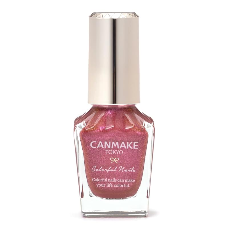 Canmake Colorful Nails N127 Яблочная Конфета 8 мл Лак для ногтей - Высокая Пигментация, Быстросохнущий, Темно-красный