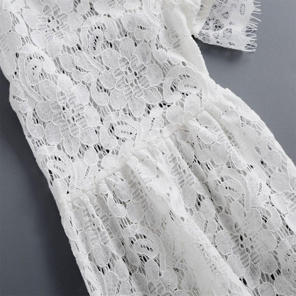 Chiffon False Collar Lace Loose Top Coat Cute Clothes Accessories Girl