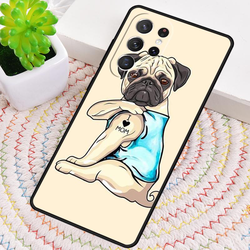 Чехол для телефона 'Ангел Мопс' для Samsung Galaxy note 10 pro S26 Ultra S23 S24 FE S25 S21 S22 PLUS противоударный Cove
