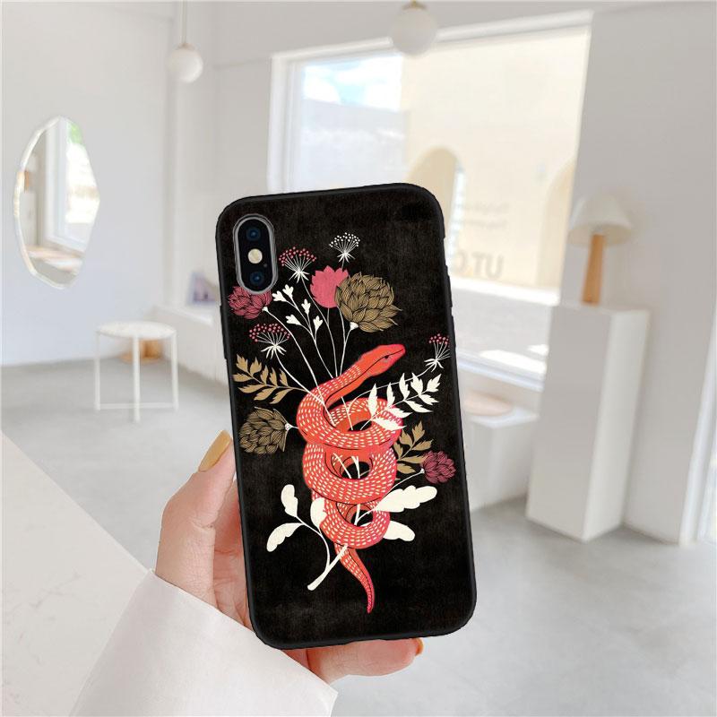 Мягкий чехол для телефона PP56 со змеиным дизайном для Redmi Note 8 9 Pro Max 9S 9T 9C NFC 8T 8A 10A A4