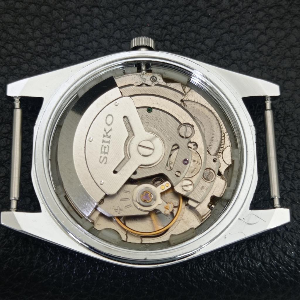 ВИНТАЖНЫЕ ОТРЕМОНТИРОВАННЫЕ МУЖСКИЕ ЧАСЫ SEIKO 5 АВТОМАТИЧЕСКИЕ 6309A ЯПОНИЯ ЧЕРНЫЕ a442458-1