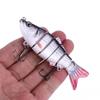 10cm/18g Fishing Lures 12 Colors Multi Segments Jointed Bionic Fake Bait Sinking Wobblers Fishing